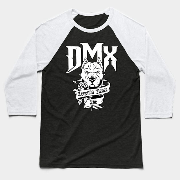 DMX Legends Never Die Baseball T-Shirt by Scud"